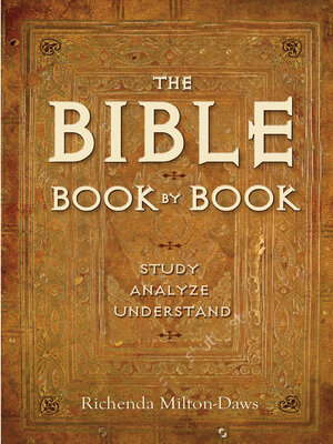 cover image of The Bible, Book by Book